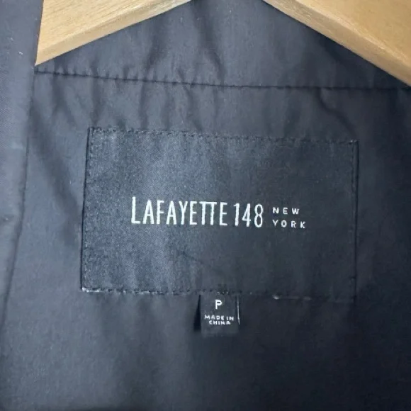 Lafayette Mixed Media Full Zip Mock Neck Vest Size XS (P) - Picture 5 of 7